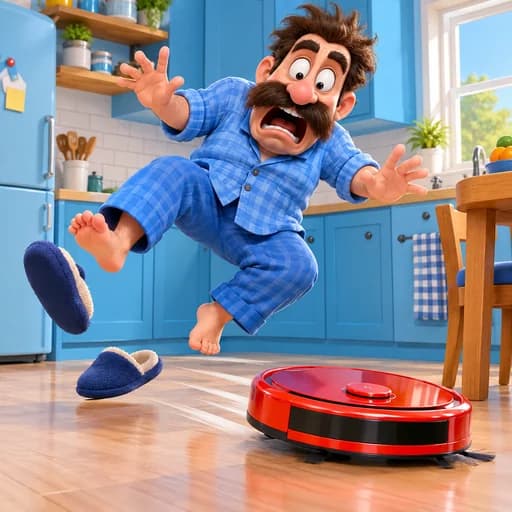 3D cartoon ad look